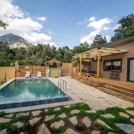 Вилла Fascinating Villa With Private Pool And Terrace Surrounded By Nature In Fethiye